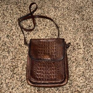 Brahmin Crocodile Purse